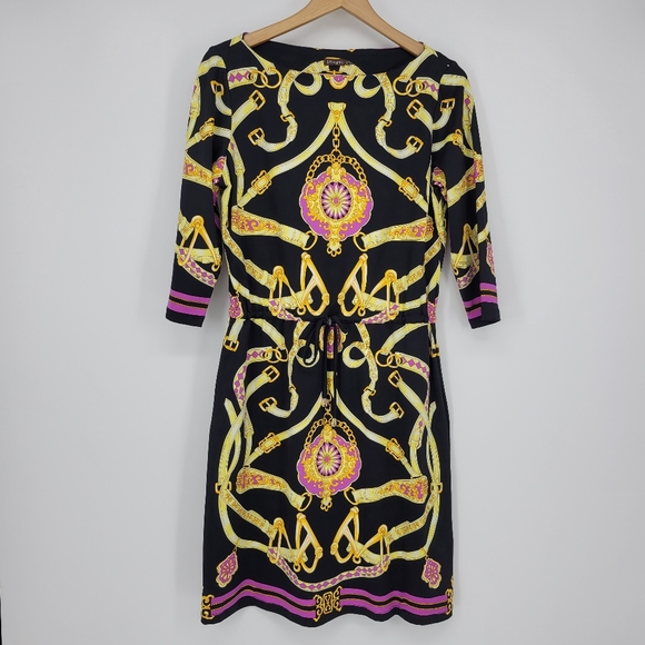 J. McLaughlin Dresses New J Mclaughlin Marianne Dress Catalina Gold Black Westminster